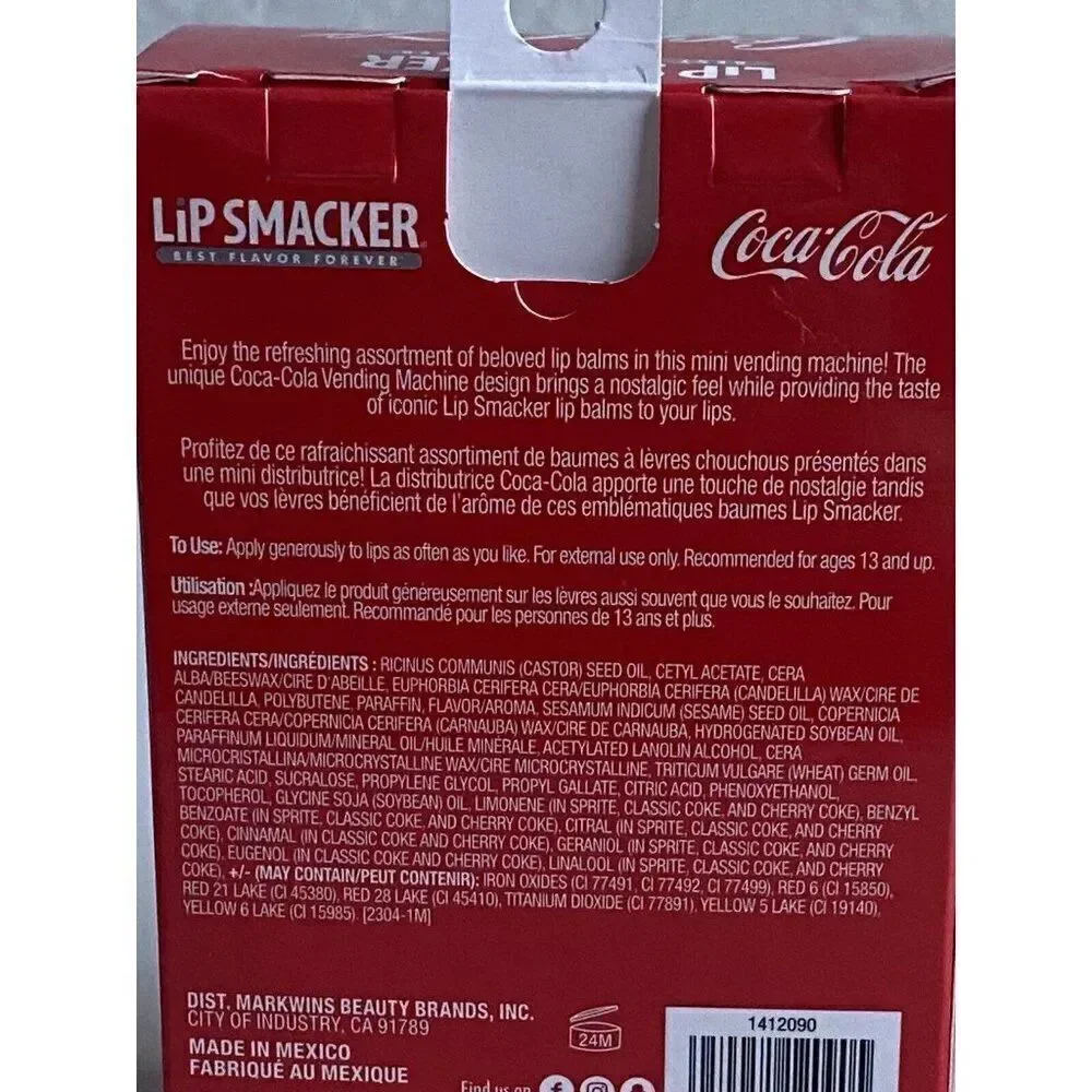 Lip Smackers pack coca